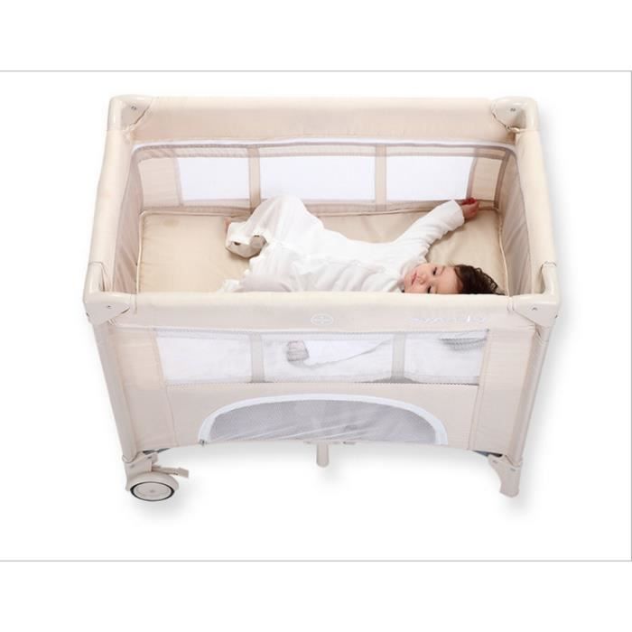 Bébé Lit Pliant Rouleau Mini Super Léger Portable Bébé Fer Lit  Multifonctions Jeu Lit Enfants Lit-blanc - Cdiscount Puériculture & Eveil  bébé