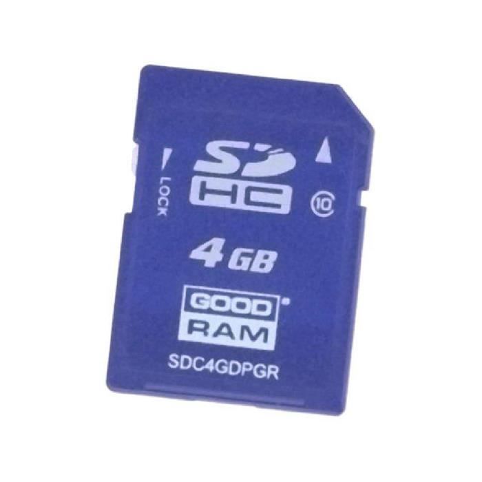 Good RAM Carte mémoire SD - pSLC - 4GB - Température de fonctionnement -40/85°C