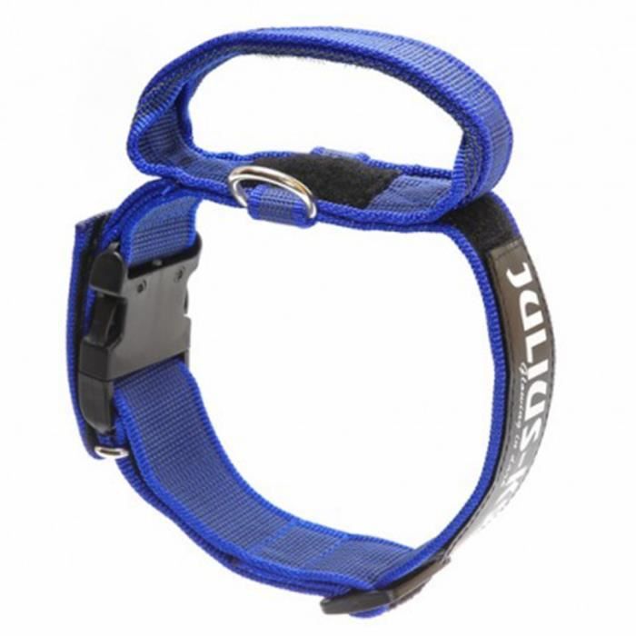 Julius K9 Collier pour chiens 50 mm 49-70 cm Bleu 200HA-K-B-2015