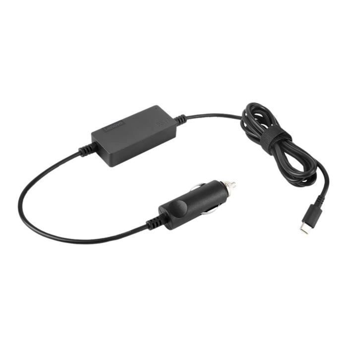 LENOVO Adaptateur DC - USB - Pour Ordinateur Portable - 12 V DC, 15 V DC Sortie