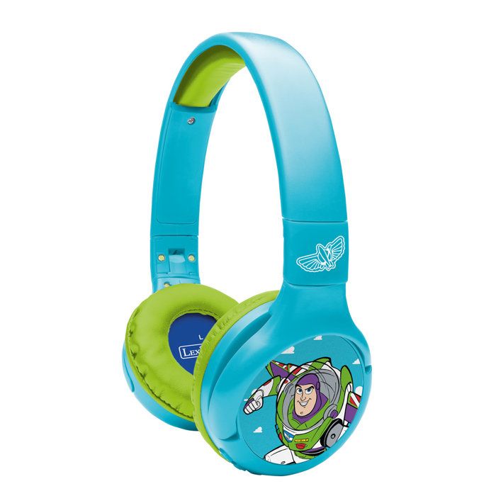 LEXIBOOK Casque 2 en 1 Bluetooth® et Filaire confortable et pliable avec limitation de son Toy Story