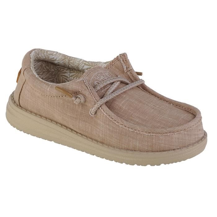 Hey Dude sneakers - HEY DUDE - Wally Youth Basic 40041-205 - Beige - Enfant - Garçon