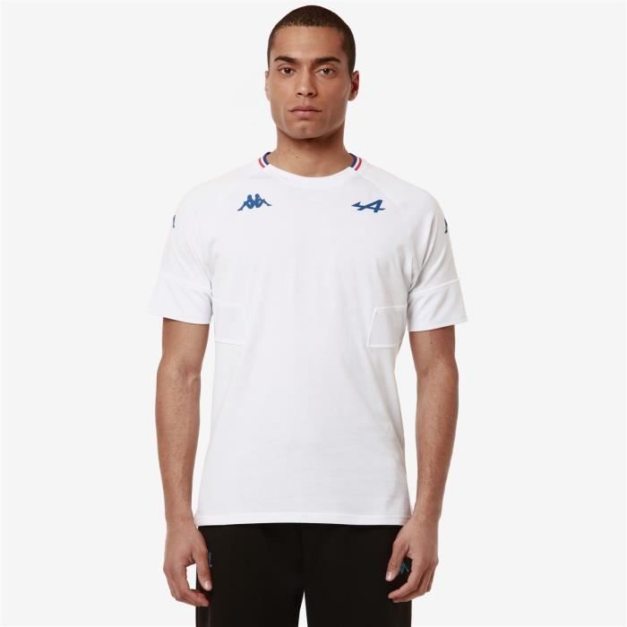 T-Shirt Adowi BWT Alpine F1 Team 2024 pour Homme - Blanc T-Shirt Adowi BWT Alpine F1 Team 2024 pour Homme - Blanc