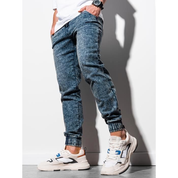 Pantalon jogger en jean - Ombre - Pour Homme - Bleu foncé Bleu foncé -  Cdiscount Prêt-à-Porter