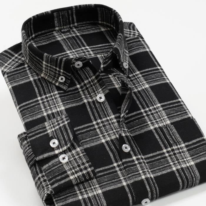 CHEMISE HOMME, BLANCHE à carreaux taille M EUR 6,00 - FR