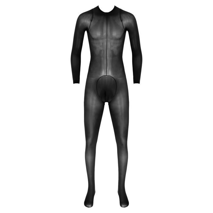 Body Transparent Homme à Manches Longues - Effet élégant - Neuf Avec étiquettes