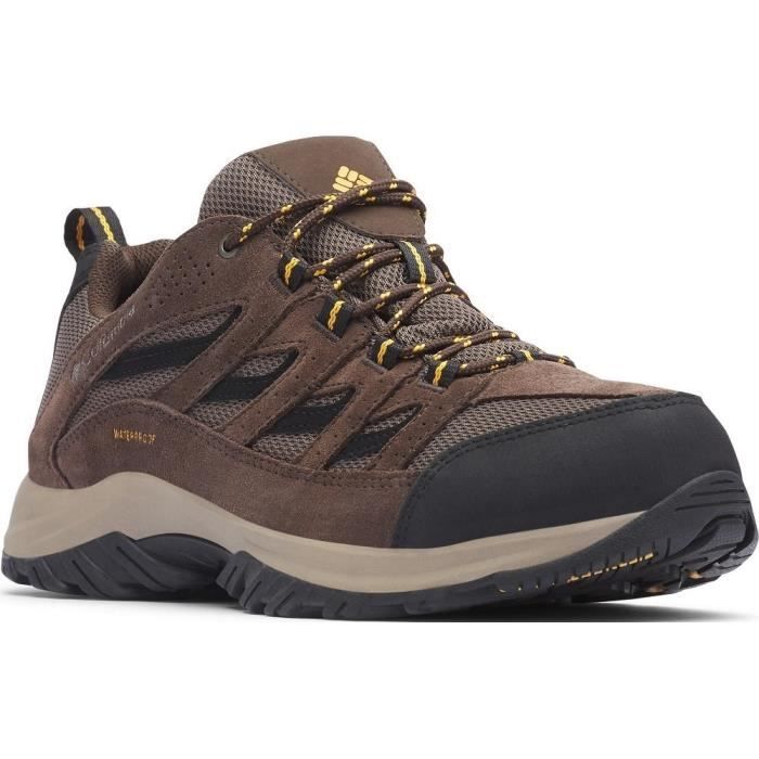 Chaussures de randonnée Columbia Crestwood Waterproof pour homme - Marron