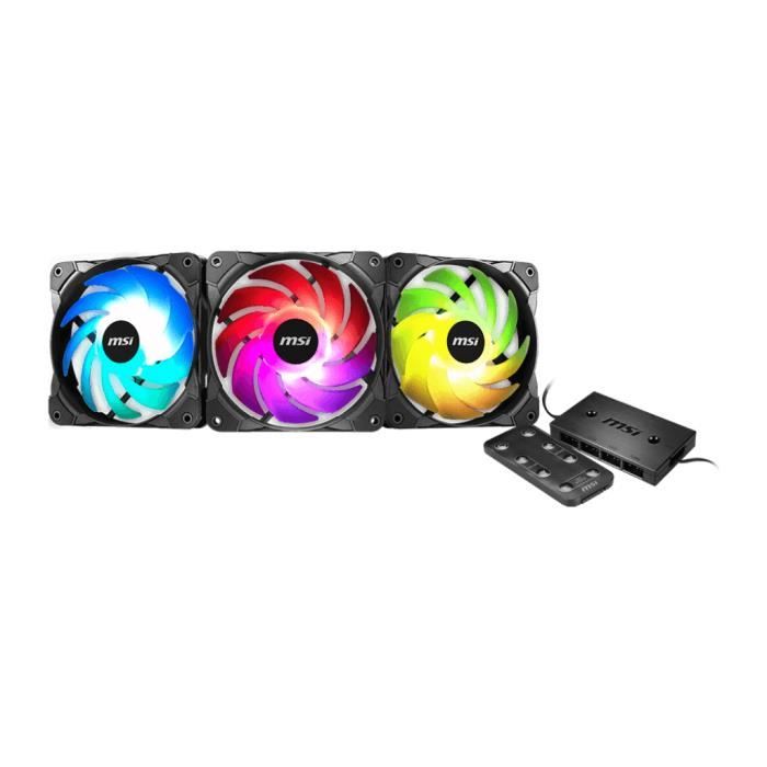 MSI Max F12A-3H – 3 x Ventilateurs ARGB + Controlleur