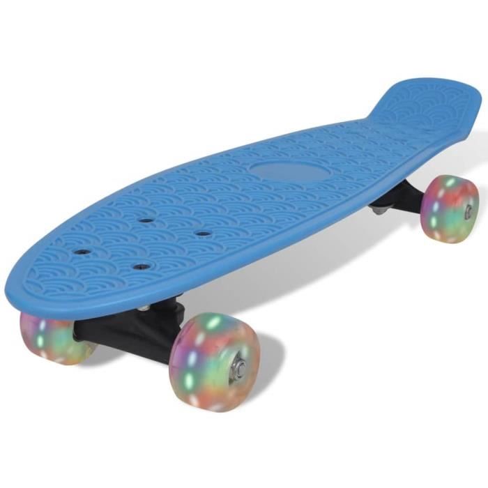 Skateboard TBF Cruiser Old School – Pont Noir, Roues Vertes