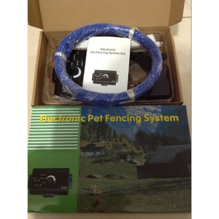 Meilleurs prix pour CLOTURE ELECTRIQUE POUR 2 CHIENS COLLIER ANTI FUGUE  1000M