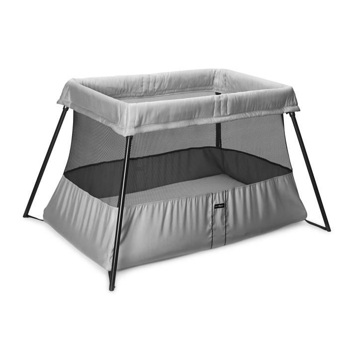 BABYBJORN Lit de voyage Light Argent Cdiscount Puericulture Eveil bebe