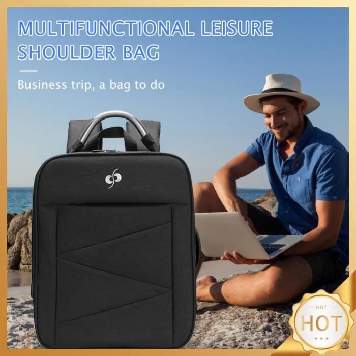 Valise De Transport Rigide Étui Imperméable Pour DJI Mini 4 Pro / Mini 3 Pro – Jusqu’à 6 Batteries + DJI RC 2/RC-N2 – Bandoulière Incluse