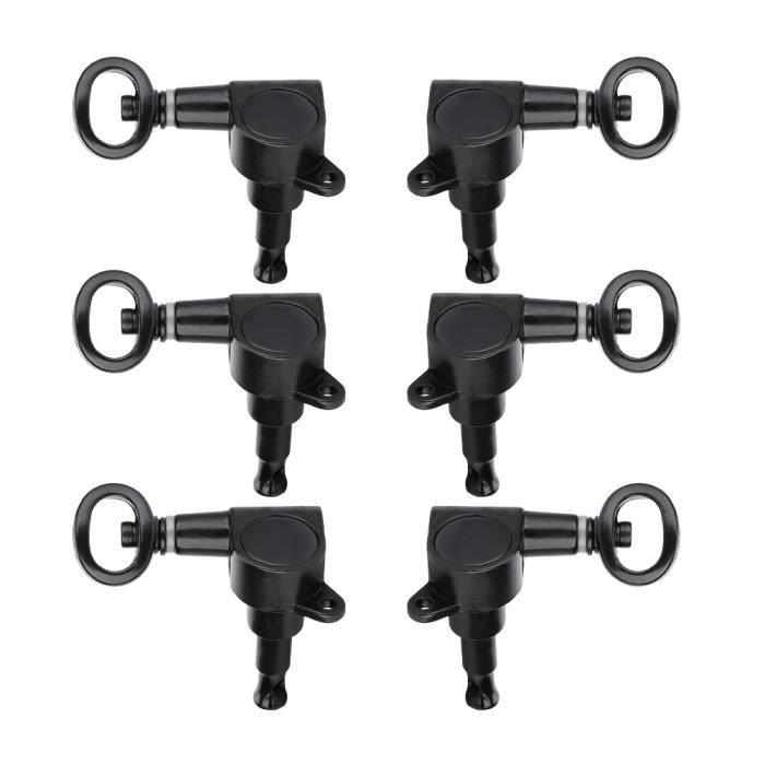Chevilles De Ukulélé 2L2R Argent - Engrenages Alliage Cuivre 1:14 - Pour Accordage Et Bricolage