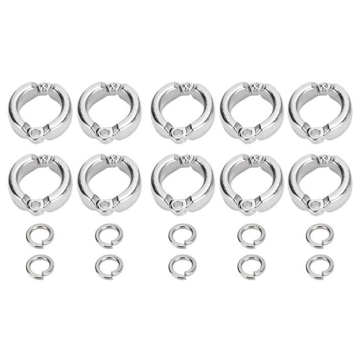 Comparer les prix de Shipenophy Anneau de pied doiseau Anneau de jambe pour perroquets et oiseaux 10 pièces Clip animalerie jouet Tapez 6