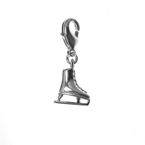 Bijou charm - So Charm - Patin à glace - Plaqué argent 3 microns - Mixte - 10 x 10 mm Bijou charm - So Charm - Patin à glace - Plaqué argent 3 microns - Mixte - 10 x 10 mm