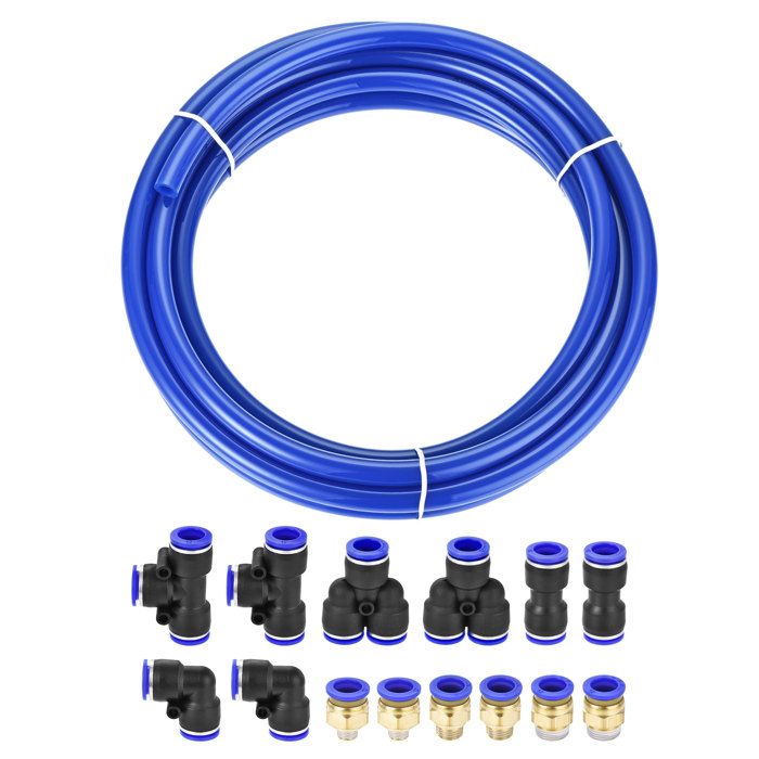 Lot De 5 Raccords Pneumatiques 1/8" Sur 4mm Push-In - Qualité Industrielle En Laiton