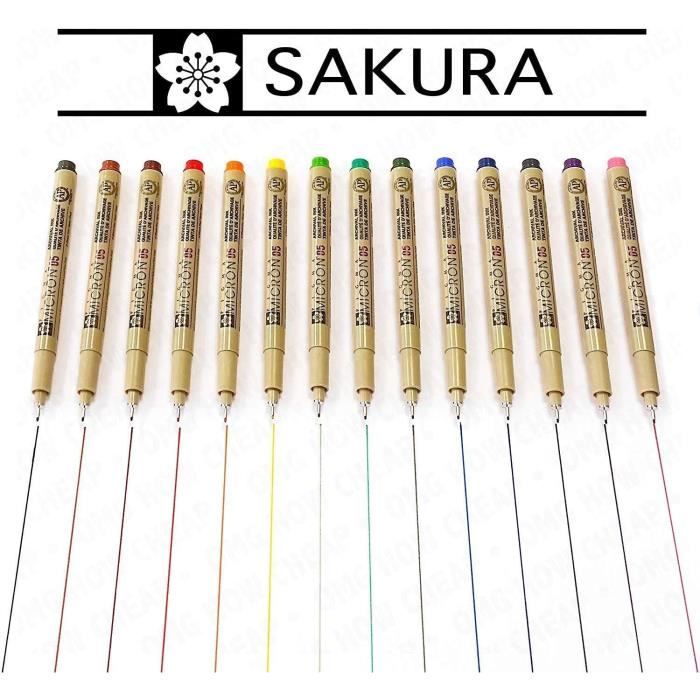 Sakura Pigma Micron (3 Größen) - Frau Hölle Studio Sakura Pigma Micron (3 Größen) - Frau Hölle Studio