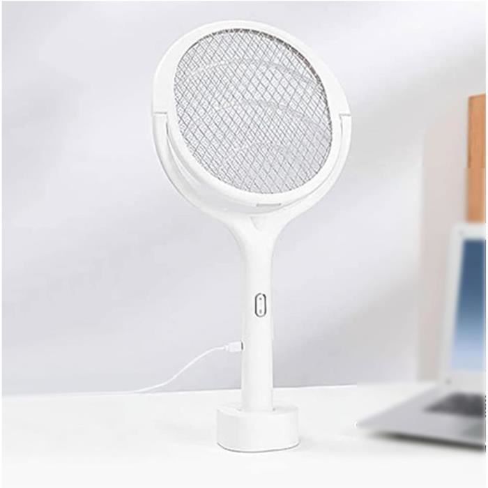 PALONE Raquette Electrique Insectes Chargement Type-C 1800mAH Anti Moustique Amovible Convient