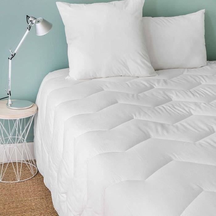 TOISON D’OR – Couette Bamboo tempérée 300 g/m² – Viscose de bambou – Blanc – 140 x 200 cm