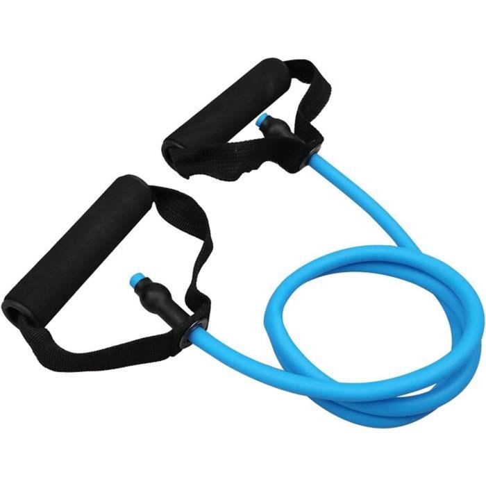 1 Paire De Poignées De Fitness Avec Bande De Résistance Réglable