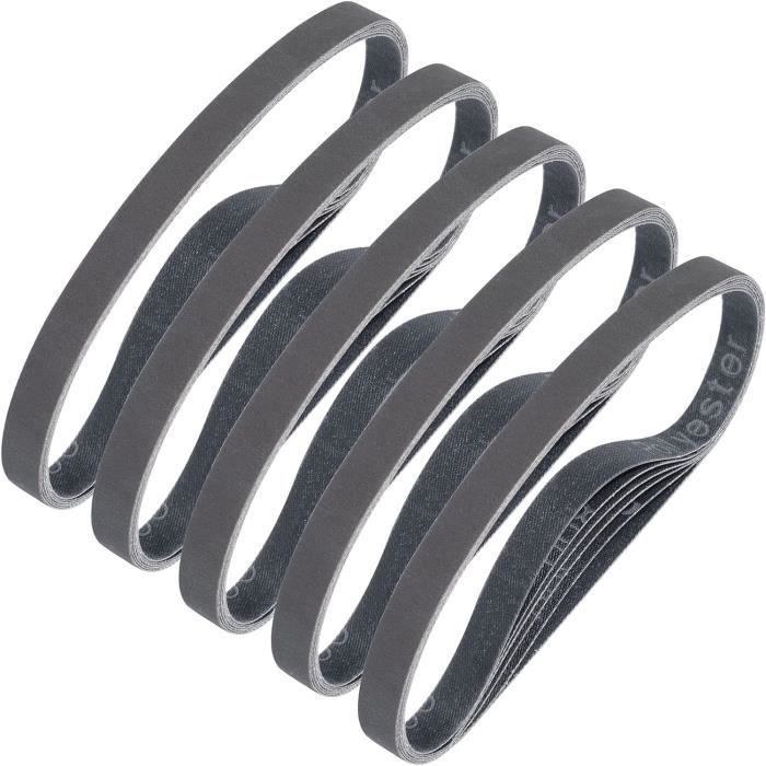 Sruhrak Bandes Abrasive 100 X 915mm-12 Pièces Grain 60/120/240/400/600