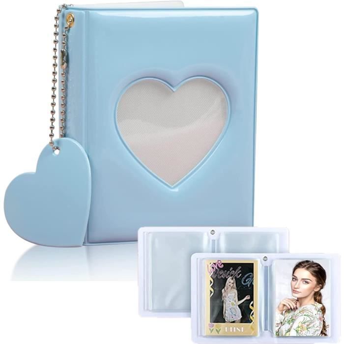 Classeurs Cartes Photo 36 Poches - Mini Album Cœur Avec Pendentif - Pour Polaroid, Photos - 4