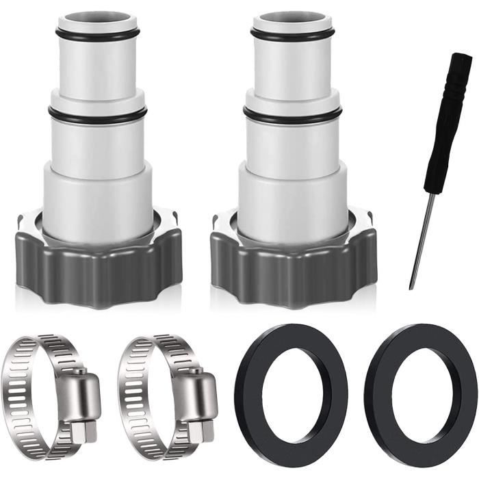 Adaptateur De Tuyau De Piscine Intex A - 2 Pièces, Filetage Intérieur