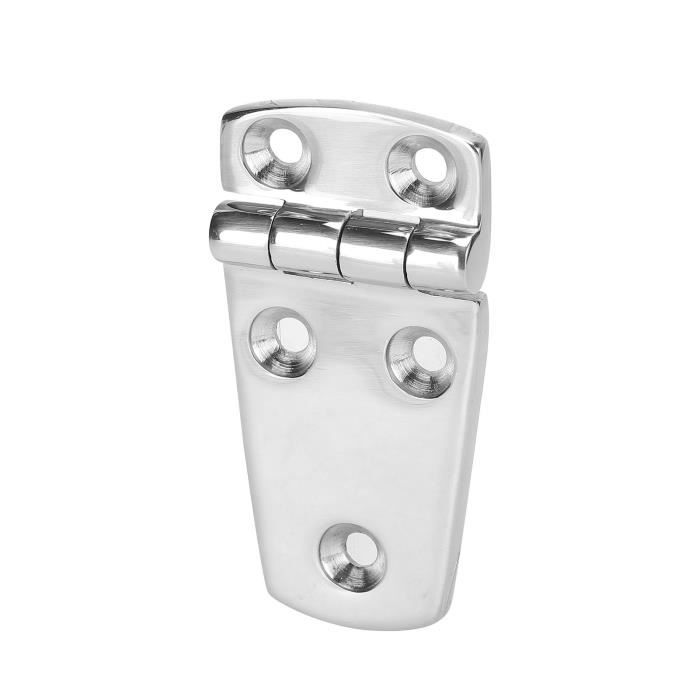 2 PCS Charnière pour Navire Acier Inoxydable 316 102 × 38 mm Charniere Porte Placard Utilisé pour Les Bateaux,Yachts,Charnières de Porte Les Charnières d'Armoire Les Charnières de Raccordement