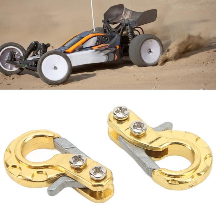 Chaîne De Sécurité Remorque RC – Crochet En U Métal, Pour Voitures RC 1/10 (trail, Crawler)