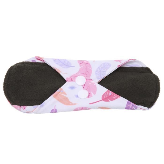Serviettes Hygiéniques Réutilisables - Tissu Charbon De Bambou, Lavables, Neuves