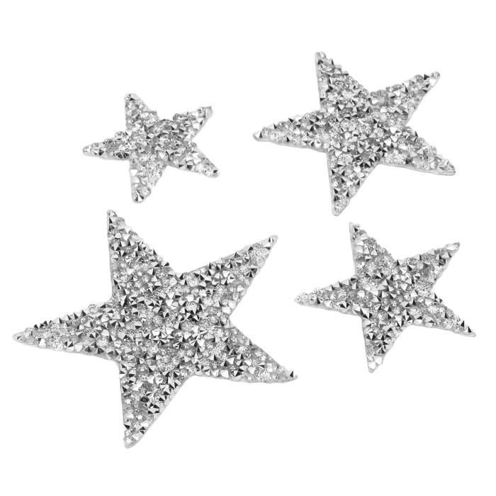 Broche étoile De Mer Et Pentagrammes – Strass Et Perles – Alliage – Fabriquée Main