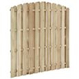 862|Best-Maison® SOLDEPanneau de Clôture GRILLAGE Bois de pin imprégné 180x(155-170) cm & Panneaux de clôture haute qualité-1