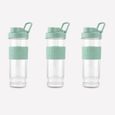 Kit bouteilles pour mini blender H.KOENIG SMOO18 - Vert - Accessoires mixeur - 3 pcs-1