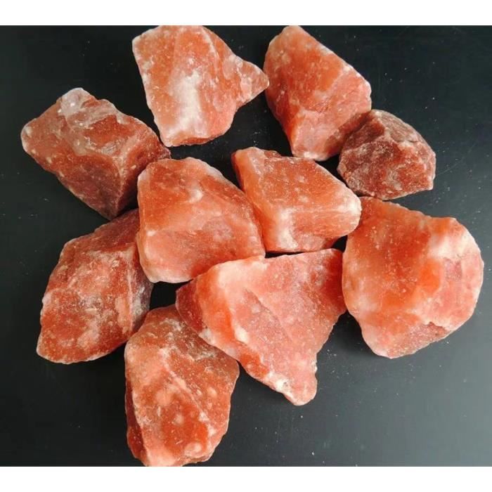 Pierre,Morceaux de sel de roche de l'himalaya rose naturel pour