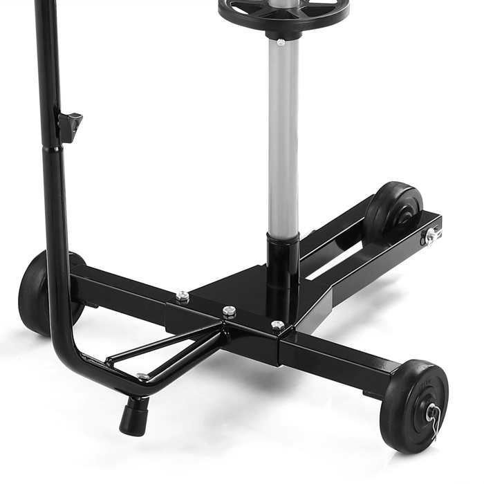 Étagère à Pneus Murale En Acier Galvanisé - Largeur Réglable 81-122 Cm - Charge Max 136 Kg - Pour Garage Ou Atelier