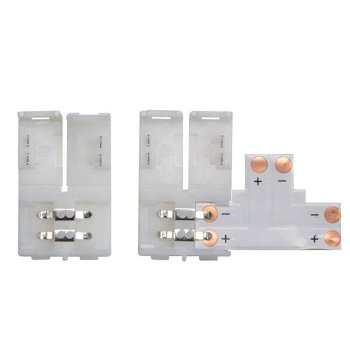 Connecteur Push Pour Bande LED RGB 10 Mm 4 Contacts - Mâle, Couleur RVB, Marque Générique