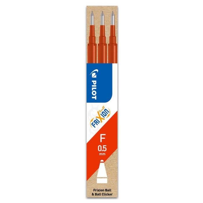 Pilot BLRT-FR5-B - Penna roller Frixion Ball Clicker, 0,3 mm, colore: Nero