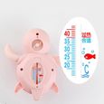 Thermomètre de bain flottant sûr pour bébé, jouet d'eau pour bébé, tortue de natation, chaîne enroulée, horloge, [8ADF7D2]-2