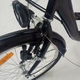 24 " Vélo avec lumière et panier Vélo De Croisière en Tricycle Vélo À Trois Roues Tricycle Adulte 6 Vitesses-2