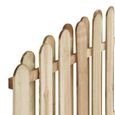 862|Best-Maison® SOLDEPanneau de Clôture GRILLAGE Bois de pin imprégné 180x(155-170) cm & Panneaux de clôture haute qualité-2