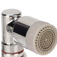 aérateur de rallonge de robinet Rallonge de robinet de bras 1080 degrés rotatif double Modes de pulvérisation adaptateur de 110029-2