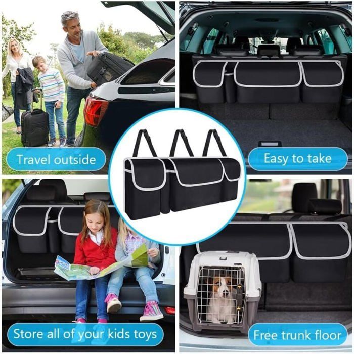 Boîte De Rangement De Coffre De Voiture En Plein Air, Conteneur Pliable De Grande Capacite Voyage De Peche Pique Nique Organisateur De Maison 90737379