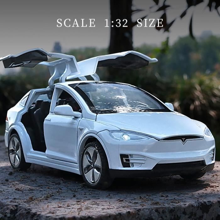 BLANC - Voiture Tesla modèle X 1:32 en alliage pour enfant, Jouet pour  garçon, Livraison gratuite, Cadeau de - Cdiscount Jeux - Jouets