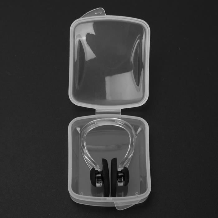 Pince-nez Natation En Alliage Alu – Réglable, Coussinets Silicone, Cordon Anti-perte, Pour Plongée Et Kayak