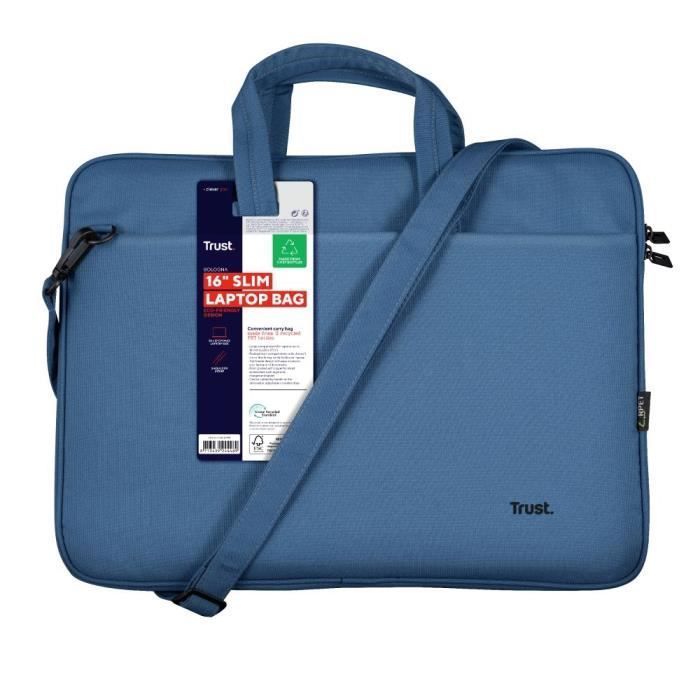 Sac Ordinateur Trust Bologna Mince Écologique 16 Pouces
