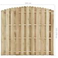 862|Best-Maison® SOLDEPanneau de Clôture GRILLAGE Bois de pin imprégné 180x(155-170) cm & Panneaux de clôture haute qualité-3