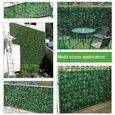 Treillis,Haie artificielle à feuilles vertes,clôture de lierre,mur de plantes,fausse herbe décorative,arrière-plan- Type 0.5 x 3 m-A-3