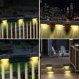 Lot de 16 Lampes de pont solaires LED imperméables pour extérieur - Marque - Modèle - ABS - IP65-3