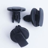 Lot De 10 Clips De Fixation Pour Pare-chocs Peugeot (référence 743707) - Nylon Blanc, Taille 20x10,5 Mm - 8