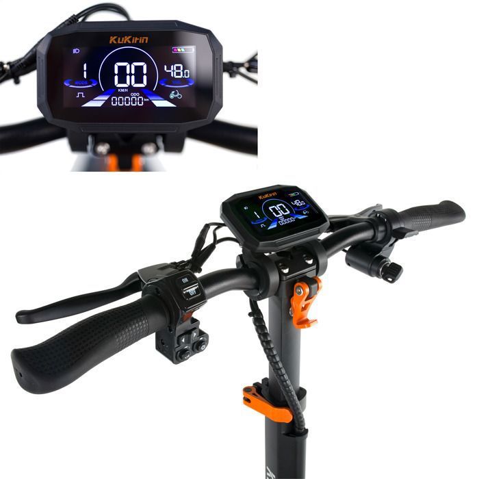 Kukirin G2Pro Trottinette électrique Adulte – Moteur 600W, Batterie 48V 15.6Ah, Autonomie 55km, Double Suspension, Freins Disque, Pneus 8.5″